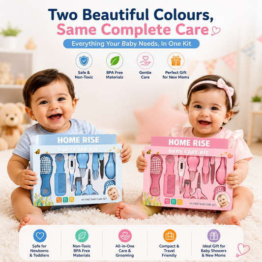 Complete Baby Care Essentials Kit | Premium 10-Piece Grooming Set for Newborns & Infants