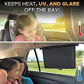Magnetic Car Window Privacy Sunshade Curtain – Universal Fit