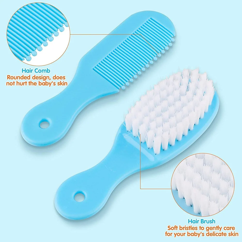 Complete Baby Care Essentials Kit | Premium 10-Piece Grooming Set for Newborns & Infants